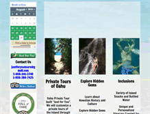 Tablet Screenshot of nauwalenotours.com